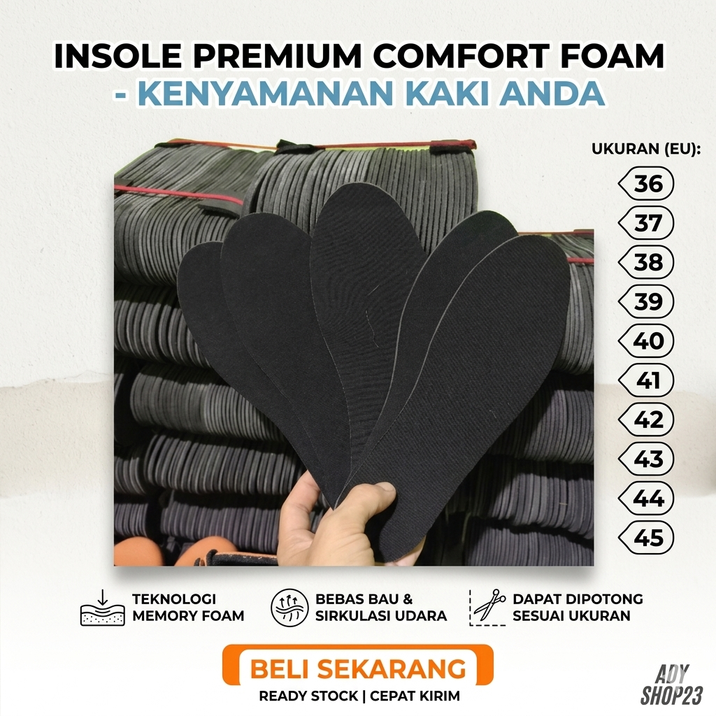 BUY ONE (ALREADY A PAIR) SUPER SOFT INSOLE SPORTS AND DAILY INSOLE สําหรับผู้ชายและผู้หญิงรองเท้า SOLE