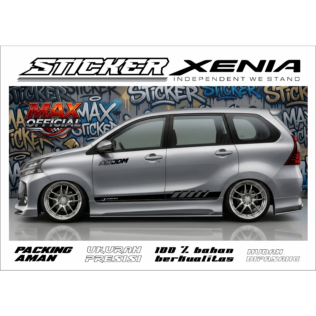 สติ๊กเกอร์ติดรถยนต์ AVANZA 2012-2020 AVANZA VELOZ