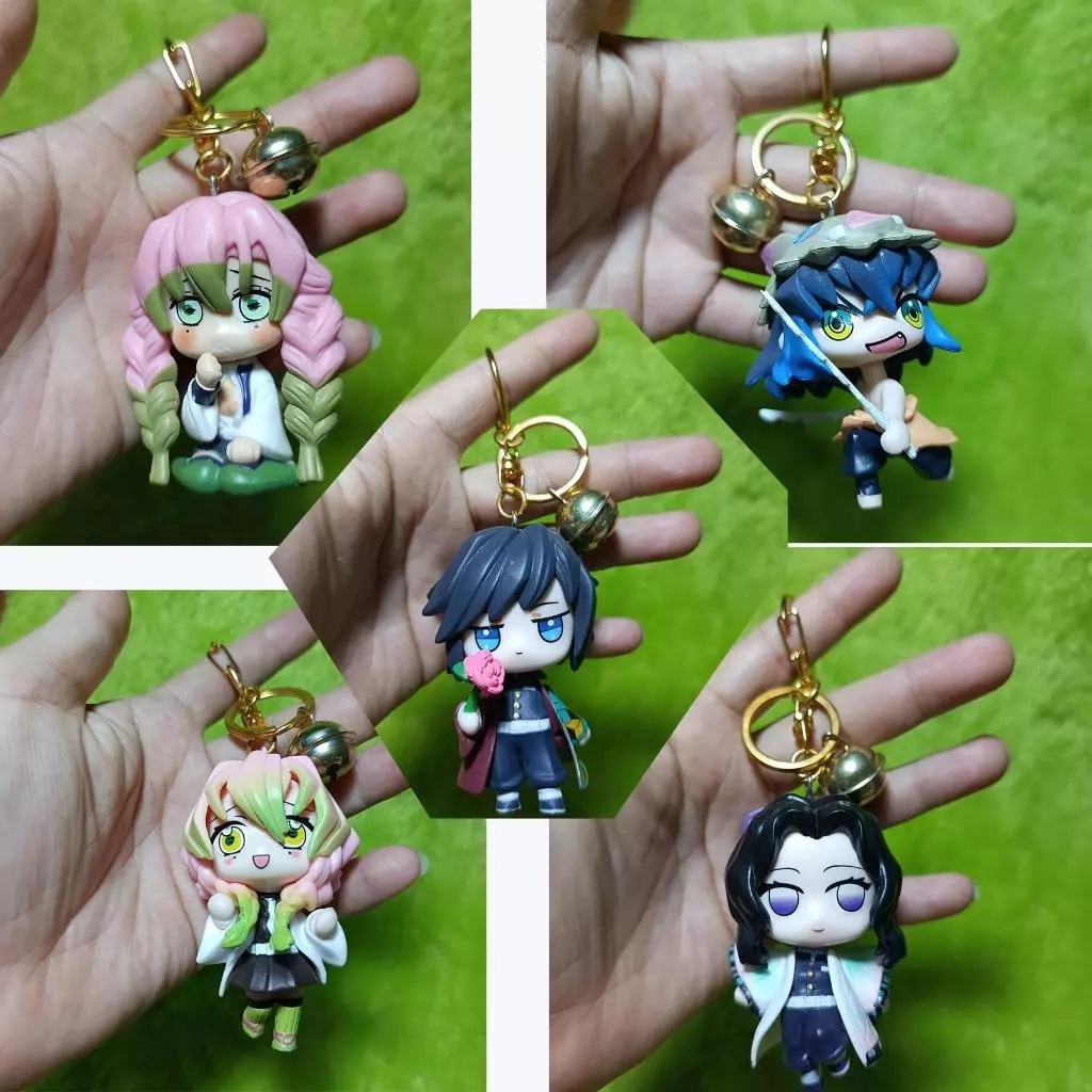 GANTUNGAN Demon Slayer Bagcharm Kimetsuไม่มีYaiba Action FigureอะนิเมะIosuke Giyuu Mitsuri Shinobuพว