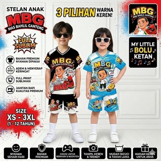 Setelan Jersey Anak Unisex Viral Kicau Mania Oversize Dryfit Premium Usia 1 - 12 Tahun