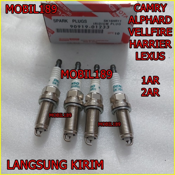 IRIDIUM JAPAN SPARK PLUG CAMRY ALPHARD VELLFIRE HARRIER LEXUS 1AR 2AR 2.5 2.7 SK16HR11