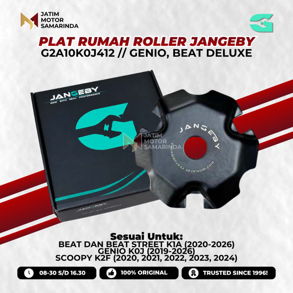 G2A10K0J412 | Jangeby Kirian Racing เลื่อนแผ่น Roller ฝาครอบสําหรับ Beat Street K1A Genio K0J Scoopy