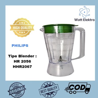 Gelas Blender Philips HR 2056 HR 2057 fullset Original