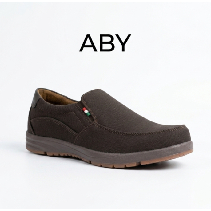 ABY Slip On Shoes RMD 001 Canvas Material - รองเท้าผู้ชายผู้ใหญ่ที่หรูหรา