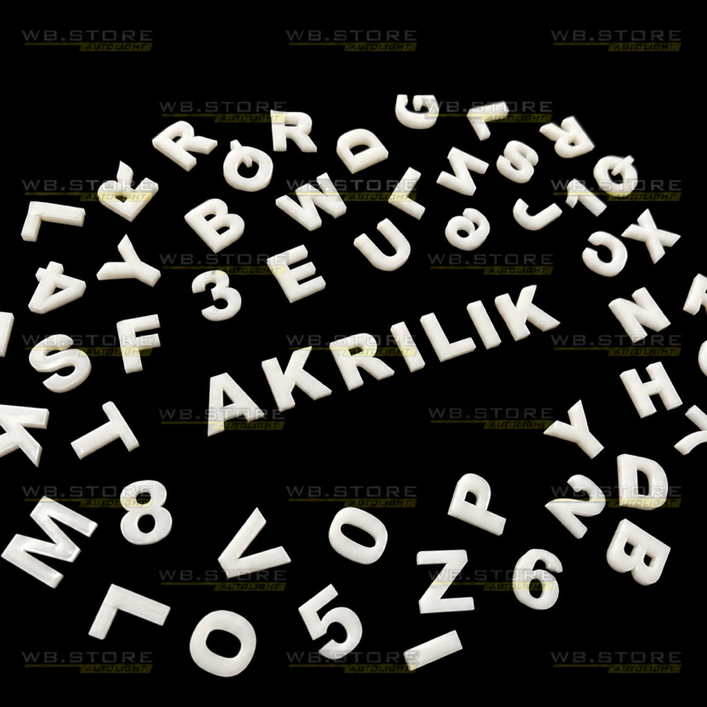 ACRYLIC LETTERS | หมายเลขอะคริลิก | ACRYLIC ALPHABET LETTERS | ACRYLIC ALPHABET LETTERS | RAISED