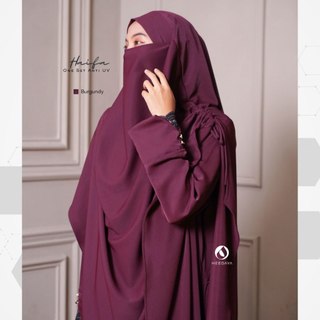 HEEDAYA HAIFA - SET ABAYA PREMIUM ANTI UV SET SYAR'I LEBARAN EXCLUSIVE HAJI UMRAH