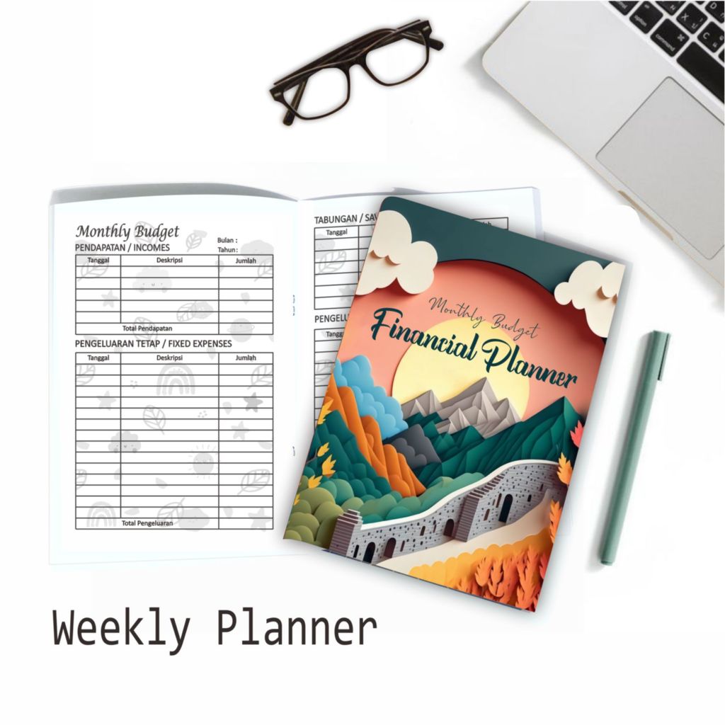 หนังสือวางแผน FINANCIAL / DAILY CASE / MONTHLY CASE / MONTHLY PLANNER / WEEKLY PLANNER / DAILY SAVIN