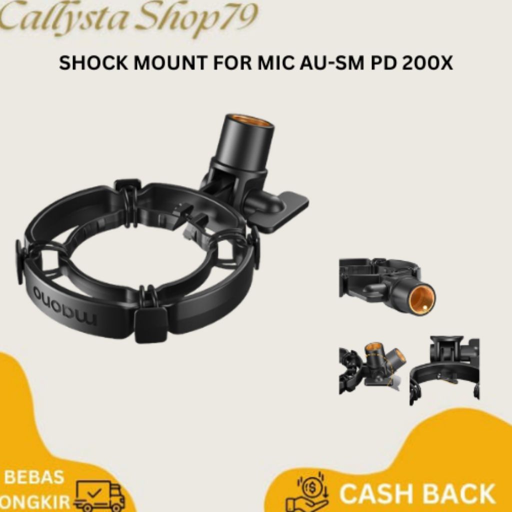 SHOCK MOUNT สําหรับ MIC AU-SM PD200X