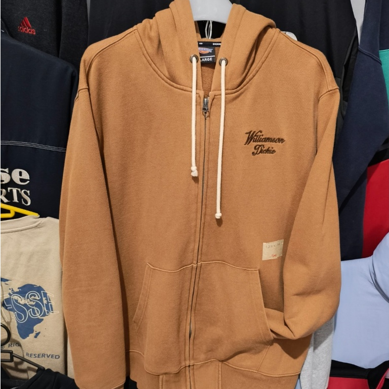 Hudi Jipper Jacket Cool casual Vintage Zipper Hoodie Jacket WILIAMSON DICKIES DC