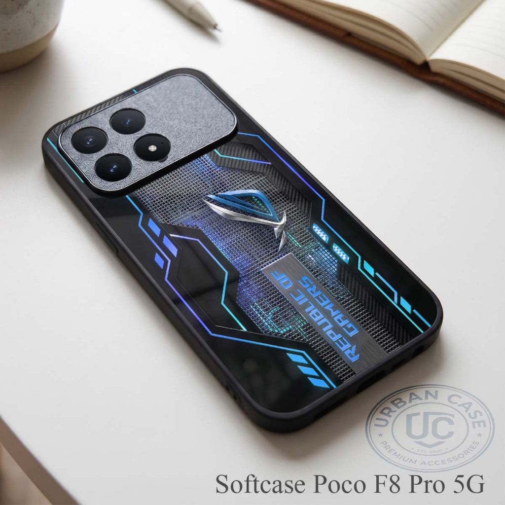 UB06 เคส Xiaomi Poco F8 Pro 5G | Softcase Sparkling Hybrid X8-Pro ซิลิโคนพรีเมี่ยม HD Mica Glossy ปล