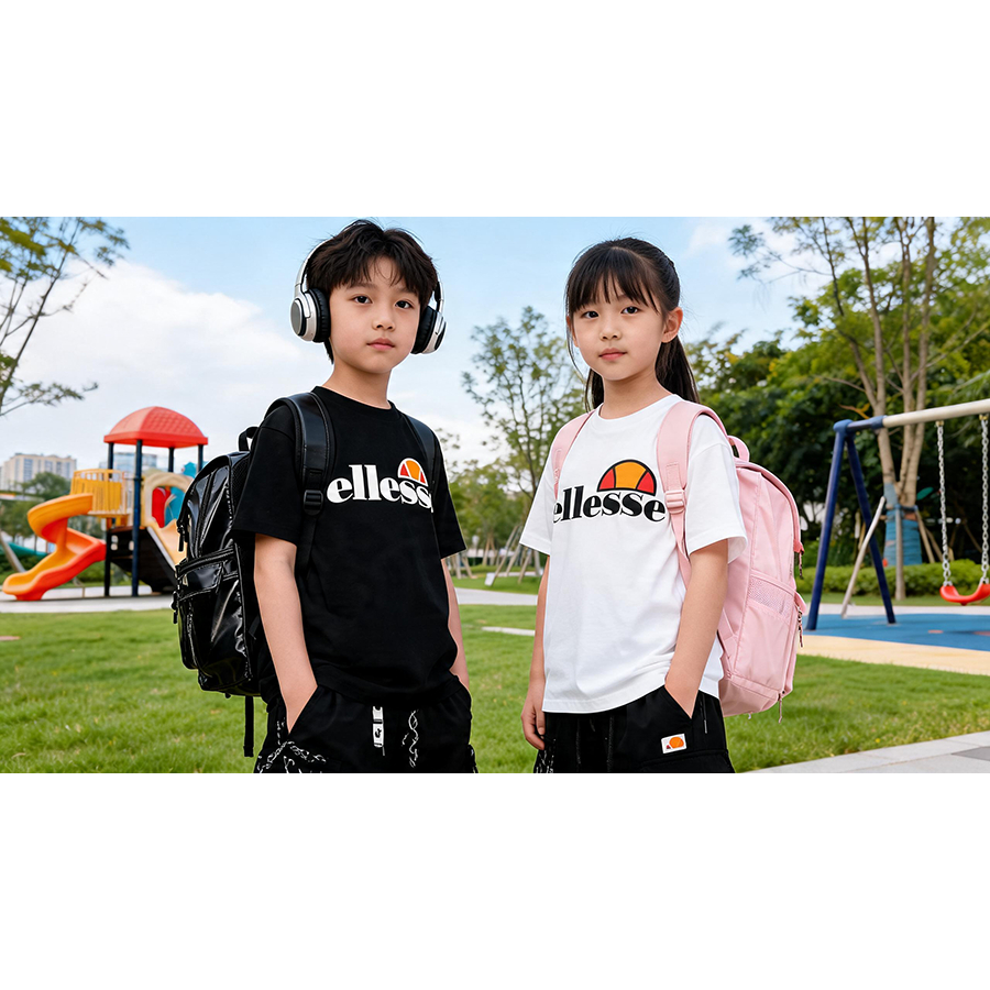 เสื้อยืดเด็กอายุ 8-12 ปี Premium Combed HD T-shirts Family Couple T-shirts Sportwear Sporty
