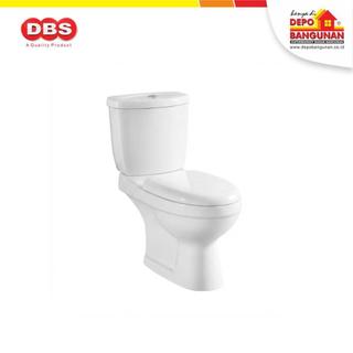 DBS Kloset Duduk Duoblock 2082 White R.30CM - Toilet Kamar Mandi Putih