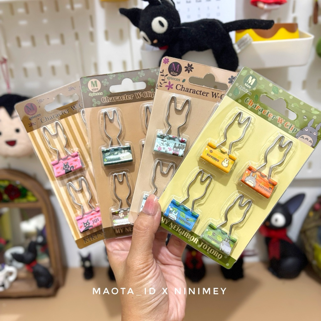 Totoro Jiji Clip / คลิปหนังสือ Totoro Jiji / Studio Ghibli Stationery / คลิปสตูดิโอ Ghibli