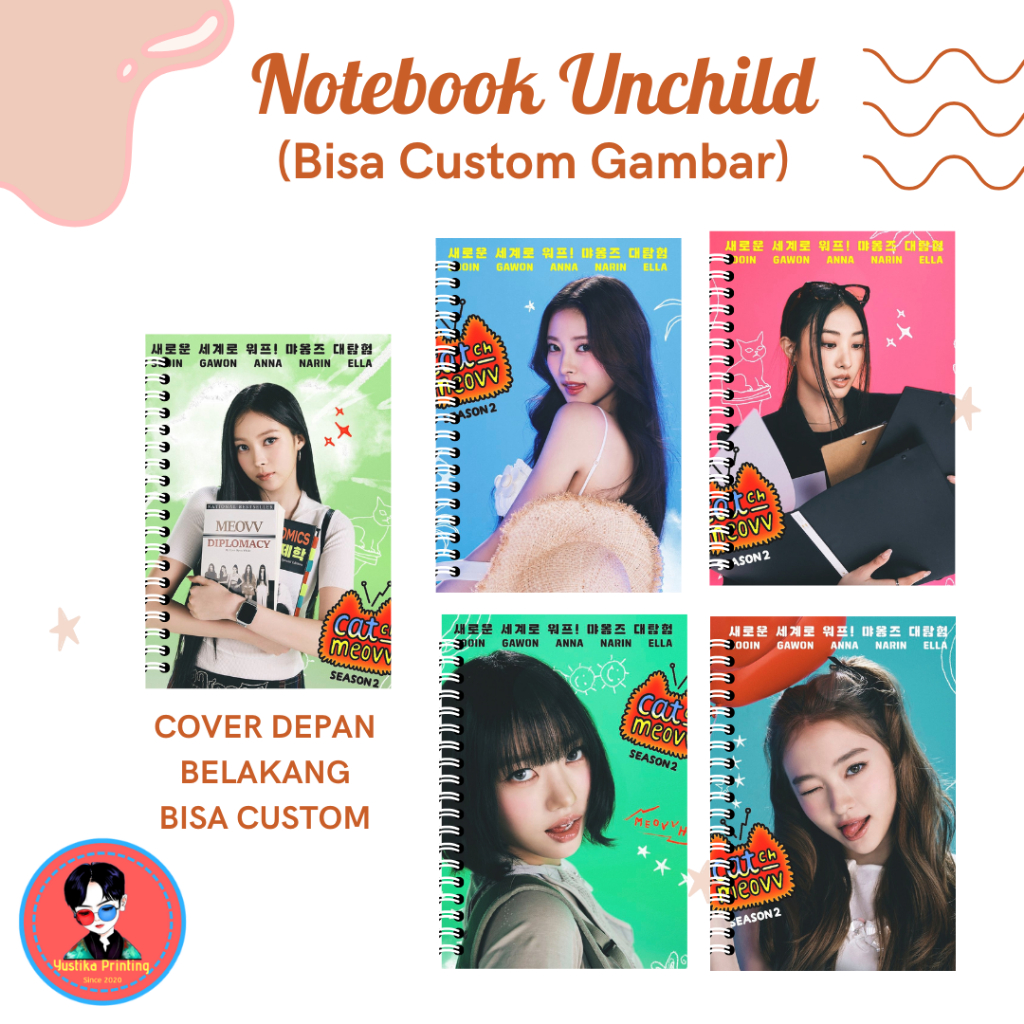 MEOVKPOP Girl Group Spiral Notebook - Notebook