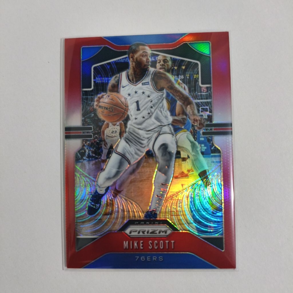 การ์ดบาสเก็ตบอล Panini Prizm Mike Scott 76ers