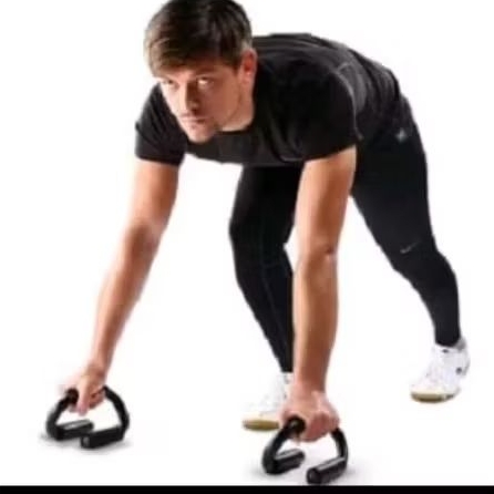 J29051 Push Up Bar Handle Push Up Push Up iron S Bar Gym Fitness ใหม่