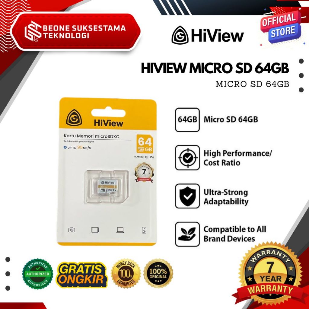 HIVIEW MICRO SD 64GB