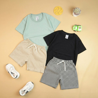 BRAVEKIDS - CHEAP POLOS KANTONG SETELAN ANAK LAKI-LAKI 1-5 TAHUN COTTON COMBED DISTRO FASHION