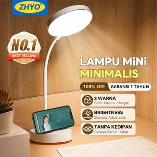 100% Original Lampu Meja LED  Lampu Belajar 3 Warna Lampu malam untuk perawatan mata anak Pengisian daya USB Dapat dilipat Lampu Kamar Tidur Tidur