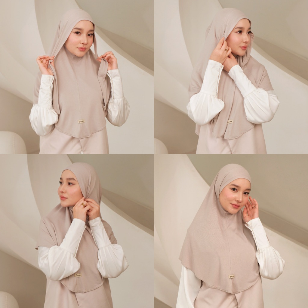 Kalisha - Saira Instant Hijab Bandana ลาย้เหนียวเรยอน ไซส์ M