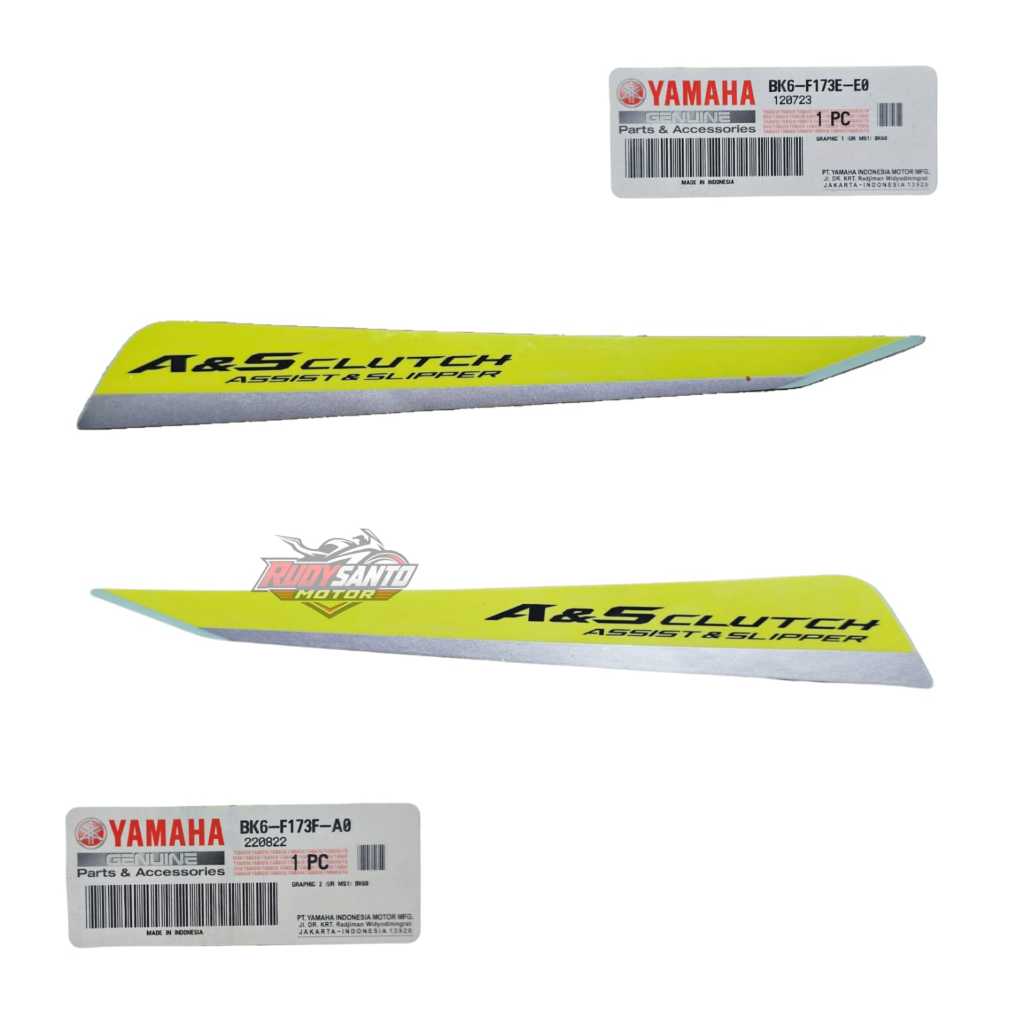 YAMAHA BODY STICKER สําหรับ R15 MOTORCYCLE 1 ชุด BK6-F173E-E0 & BK6-F173F-A0