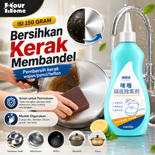 Pembersih Karatan Kerak Panci Wajan Gosong Penghilang Kerak Hitam Panci  150Gr