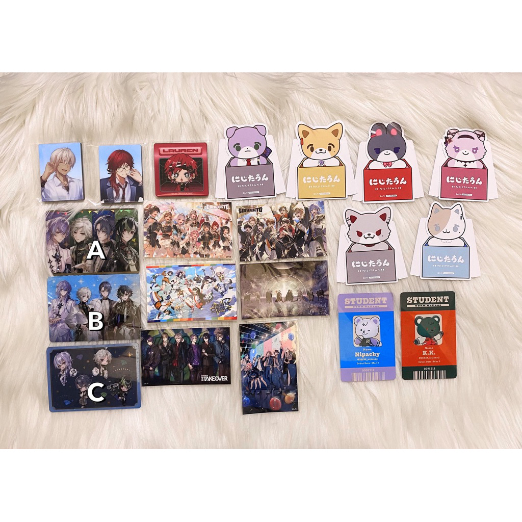 NIJISANJI JP NIJIFES 2025 2026 Dytica 3rd Anniversary Nijitown VS Semeyon Magnet Sticker Card