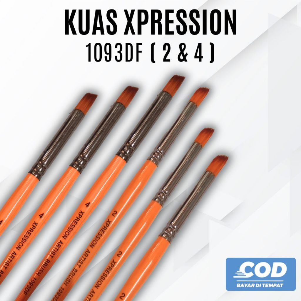 DEEP FOOT SRIPPLER XPRESSION 1093DF PAINTING BRUSH (2 & 4) - แปรงพ่นสีแบรนด์ XPRESSION