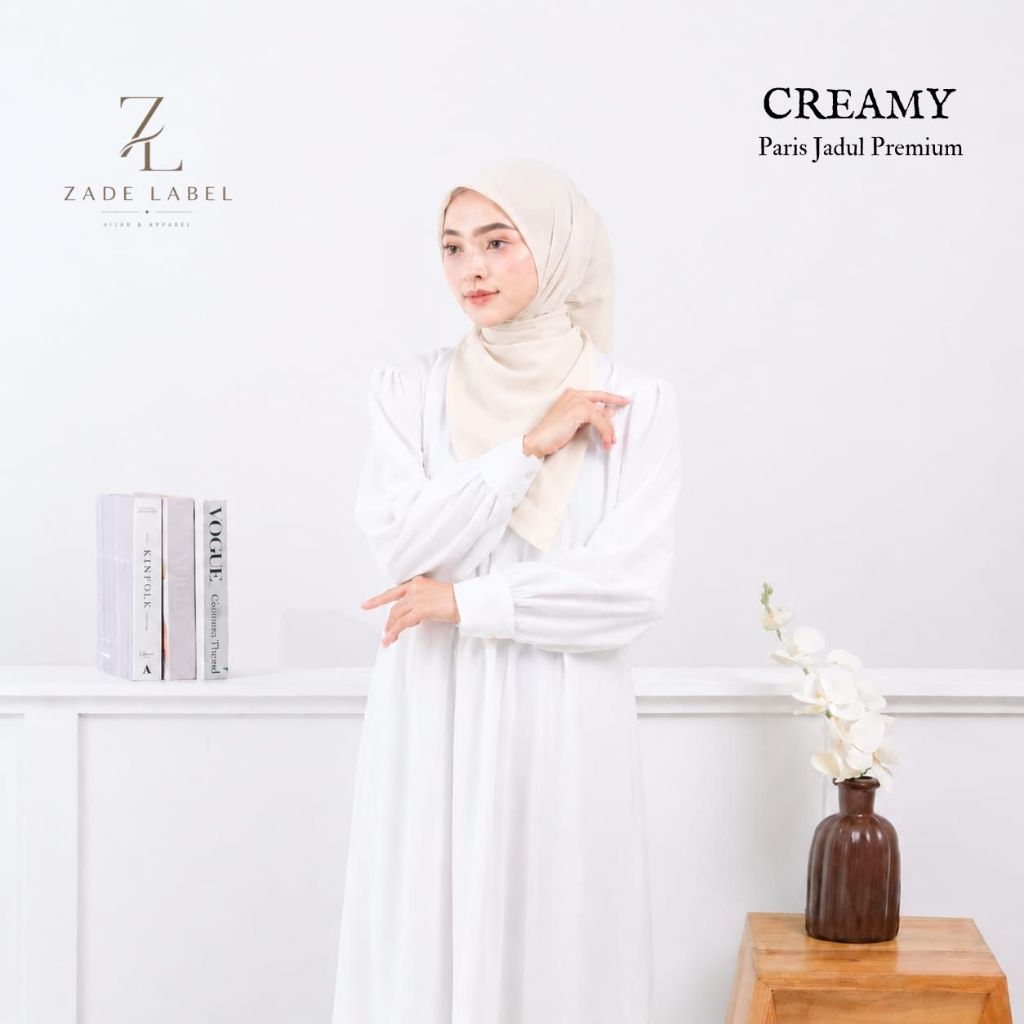 Paris Hijab Premium Hijab Japanese Square Premium Vintage Muslimah Viral Hijab