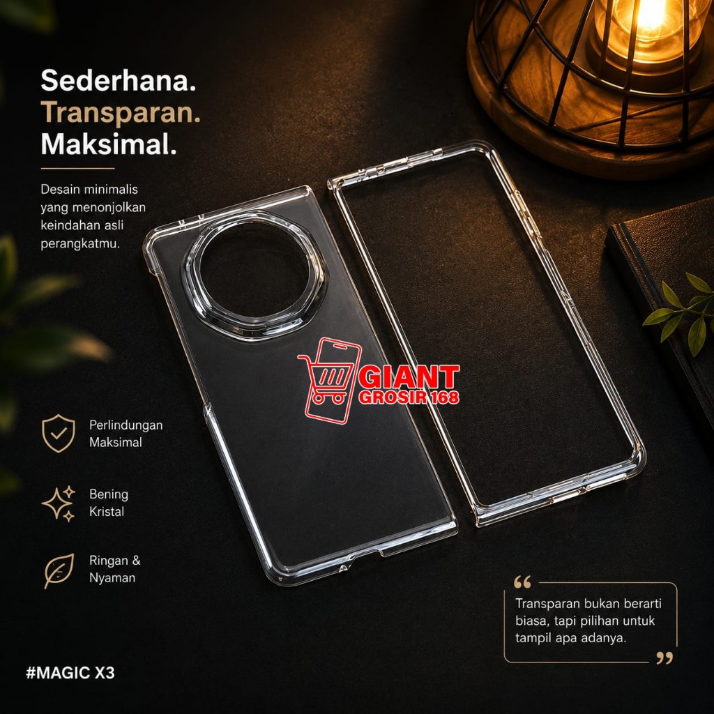 Hardcase Honor Magic V3 วัสดุอะคริลิค เคสบางพิเศษ Honor Magic V3 H01