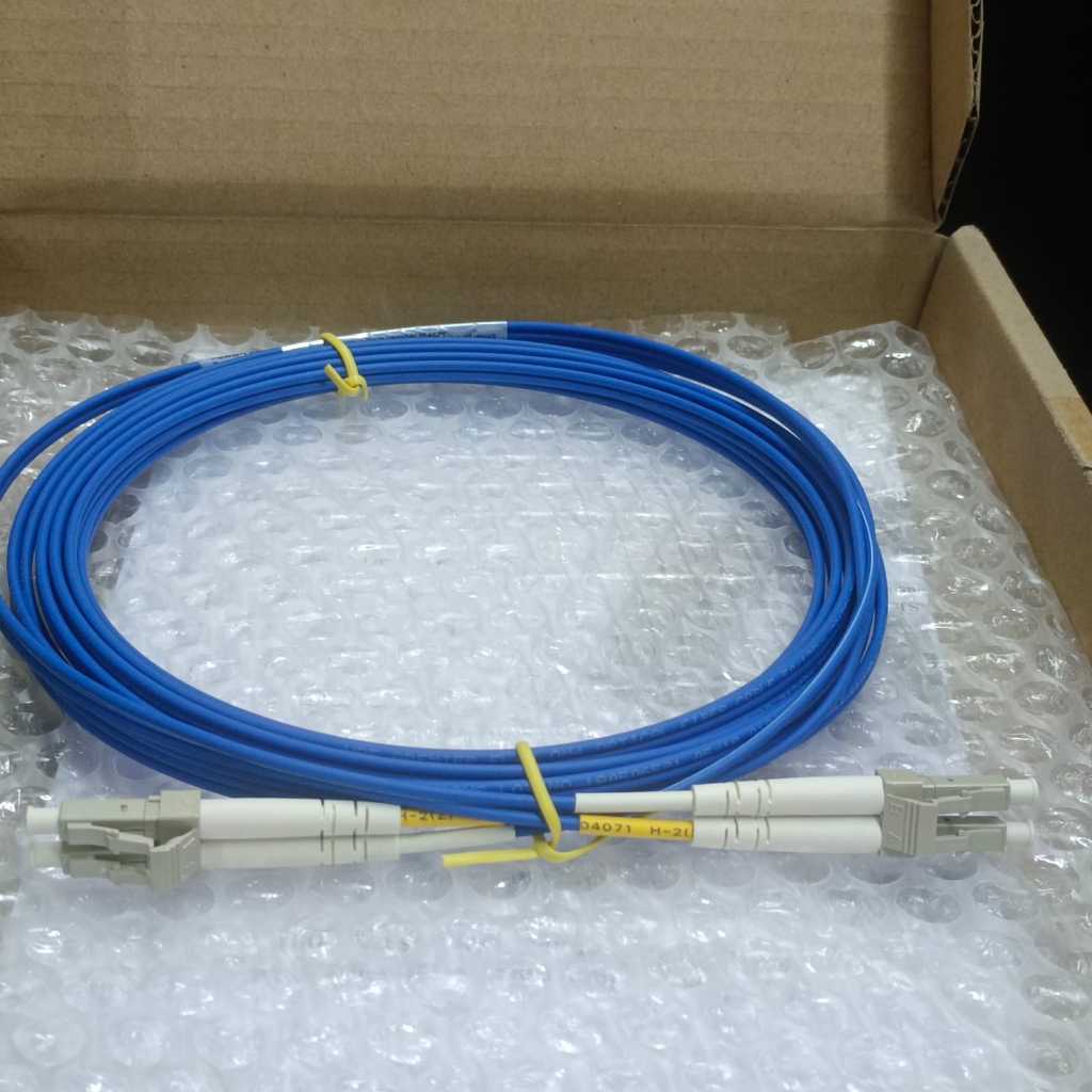 เส้นใย OPTIC CABLE PATCHORD DUPLEX, LC/LC 5m HP PREMIER FLEX OM4 FC CABLE การบริจาคใหม่