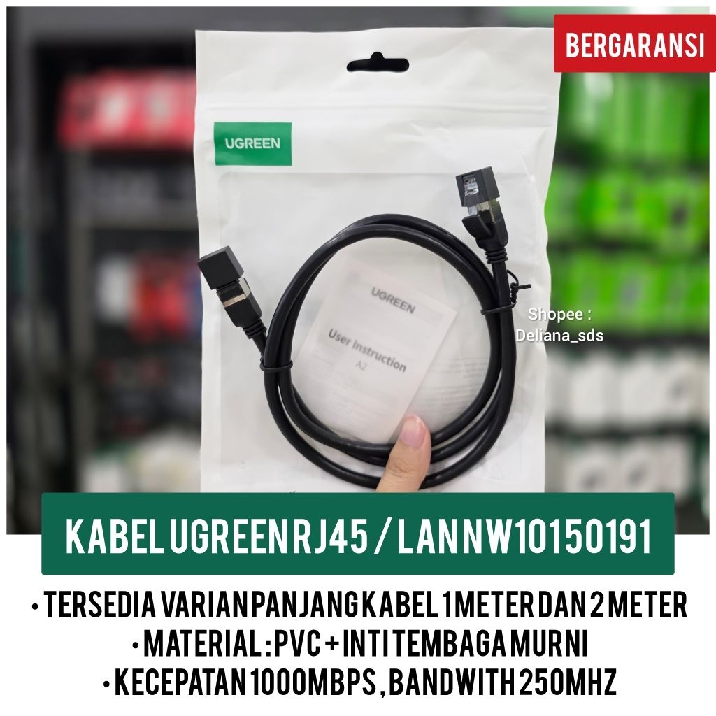 Ugreen NW101 CAT 6 สาย Lan 2 เมตร 1 เมตรอย่างเป็นทางการรับประกัน 1 ปี Ugreen RJ45 สาย Ugreen Lan Ugr