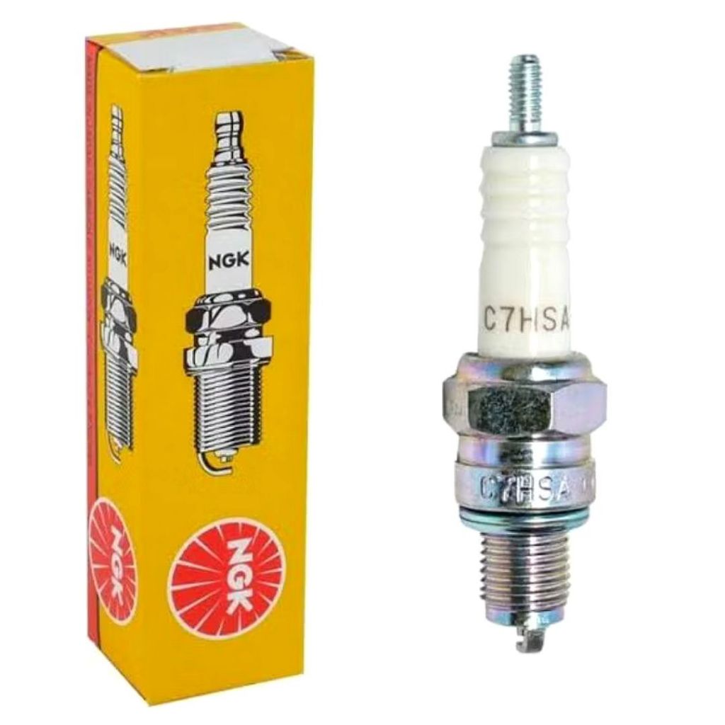 หัวเทียนสําหรับรถจักรยานยนต์ Cub อัตโนมัติ C7HSA grand supra revo jupiter Mio J m3 Mio soul