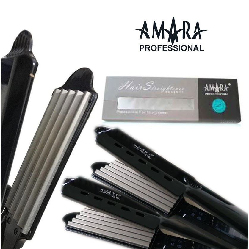 Amara AM-888A เครื่องหนีบผมซิกแซกจานกว้าง / เครื่องหนีบผมกระเบื้องหลังคา