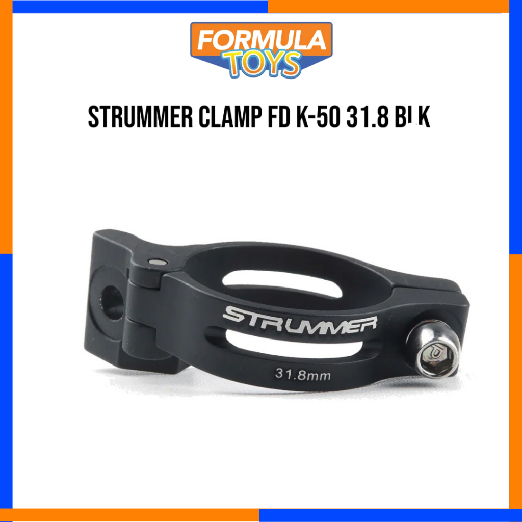 CLAMP FD ROAD BIKE STRUMMER CLAMP FD K-50 31.8 สีดํา