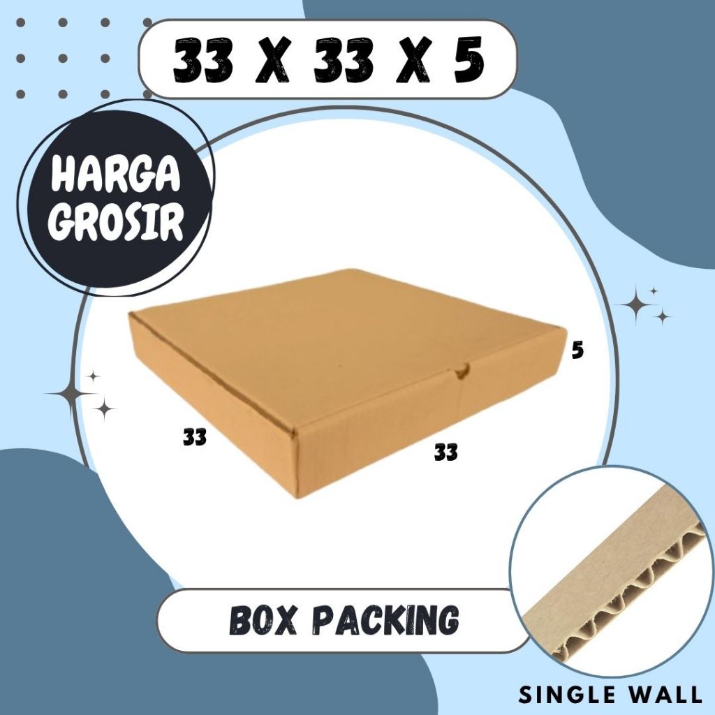 กระดาษแข็ง 33x33x5 LD / กระดาษแข็งบรรจุ / กล่องเสื้อผ้า 33x33x5 กล่อง LD / กล่องพิซซ่า / ขัดขวาง 32x