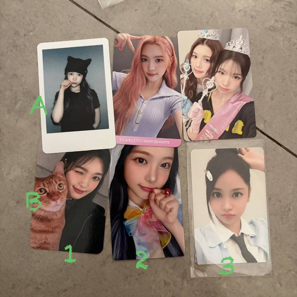 Hearts2Hearts H2H The Chase Style Focus Photocard PC POB Fansign LD Lucky Draw วาด A-na Ye-on Ian Yu