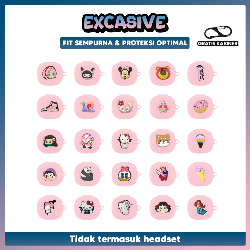 [NC] เคส Anker Soundcore R50i NC Character Pink Series Soft คุณภาพระดับพรีเมียม