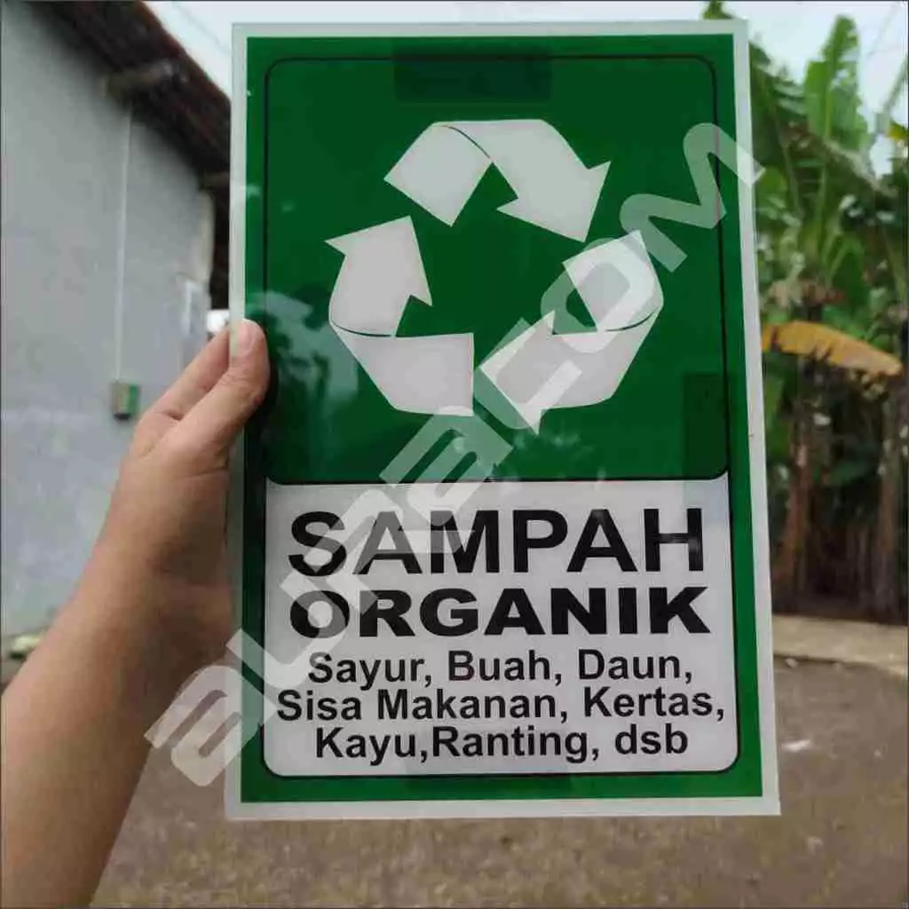 ACRYLIC GARBAGE - B3 - ORGANIC - NON ORGANIC - RESIDU (A67)