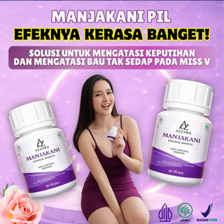 Paket 2 Pcs Manjakani Azzara Hilangkan Bau Tak Sedap Gatal Keputihan Redakan Nyeri Haid & Merapatkan Miss V