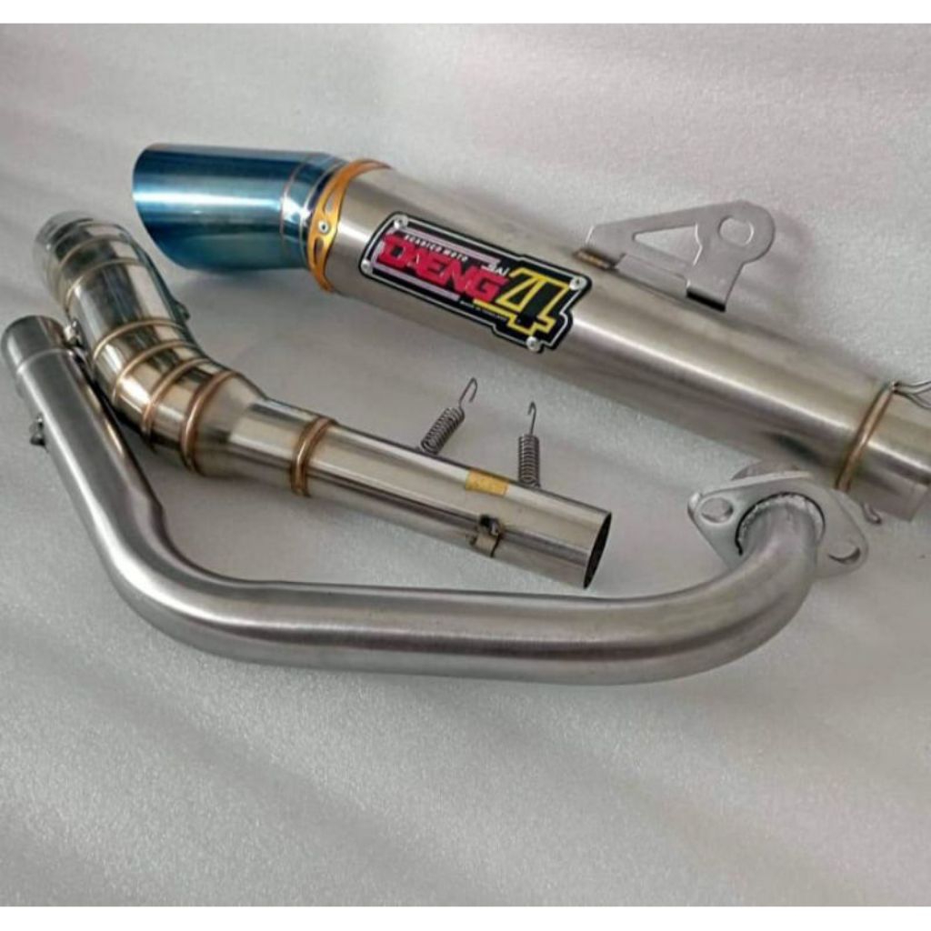 DaengSai4 ท่อผ่าเปิด 1 ชุด สําหรับ Sonic 125, Raider Carb, Raider fi, Yamaha M-slaz, Exciter 150, GP