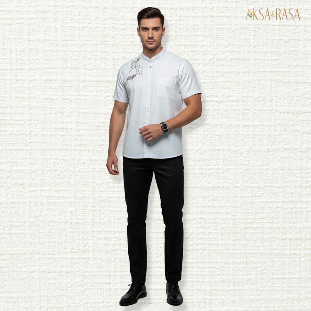 KEMEJA Rabbani - Kemko Alden Short Sleeve Koko Shirt