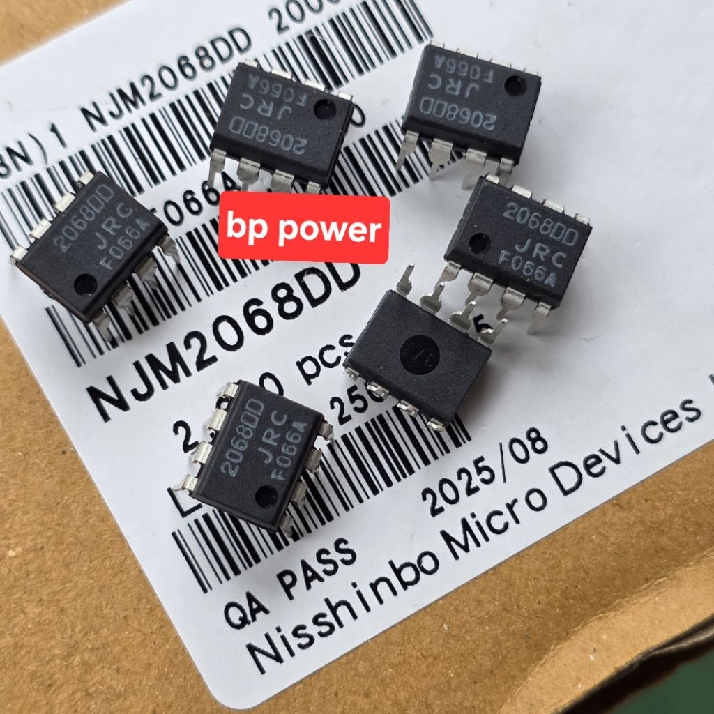 NJM 2068DD ORIGINAL NISHINDO ไม่มีฮีทซิงค์
