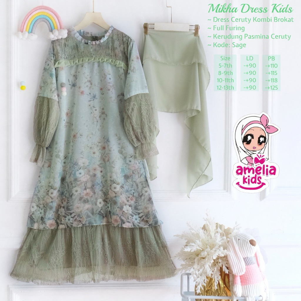 MIKHA SET 8-9 Years & 10-11 Years