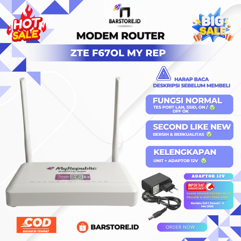 ZTE F670L & Huawei & Fiberhome Modem Ont Wifi Router [2]