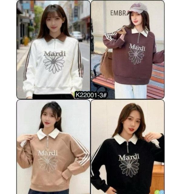 เสื้อสเวตเตอร์ mardi สีน้ําตาลนําเข้า