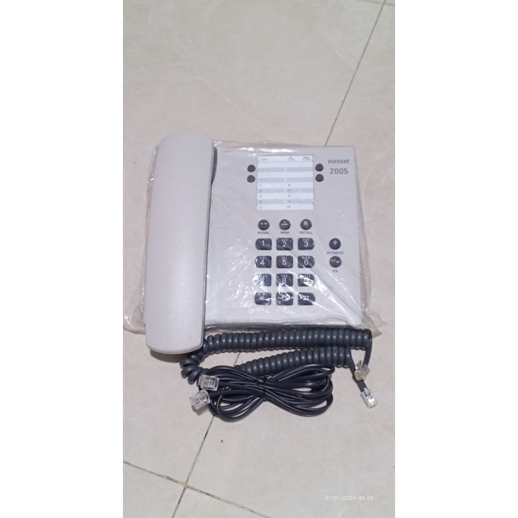 EUROSET2005 โทรศัพท์สายเดี่ยวยี่ห้อ SIEMENs เหมาะสําหรับอนาล็อก Indihome และ PABX