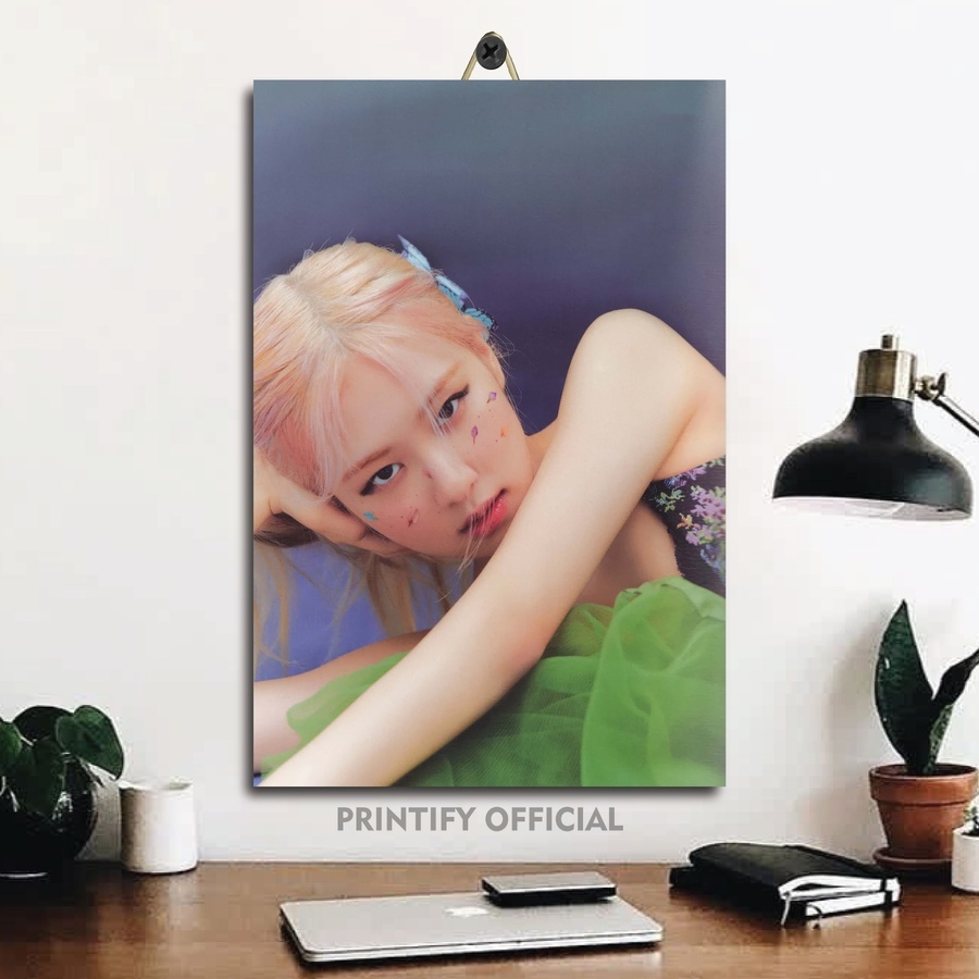 โปสเตอร์ห้องสมาชิกสีดํา-ชมพู / Printify Official / เกม Blackpink / 4IG / BH16Q