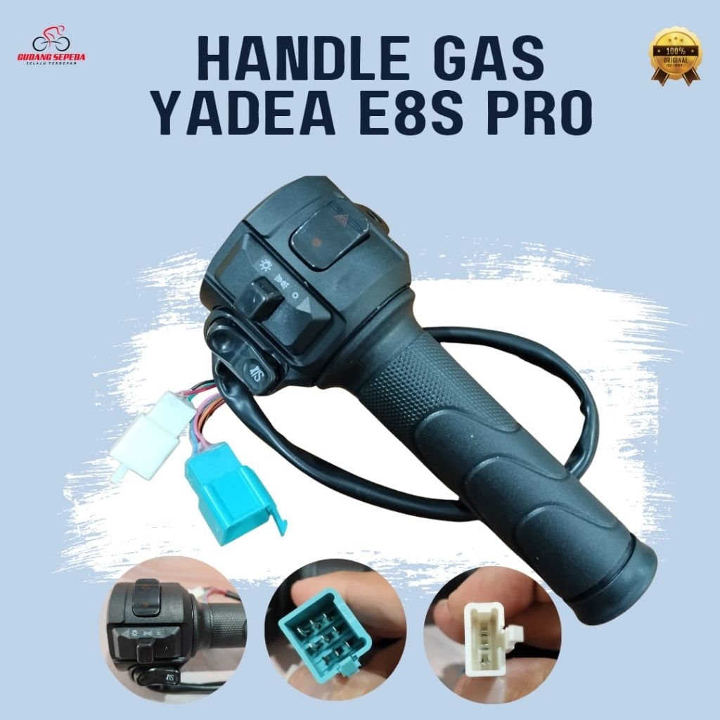 Yadea E8s Pro คันเร่งแก๊สจับรถจักรยานยนต์ไฟฟ้า E8 s