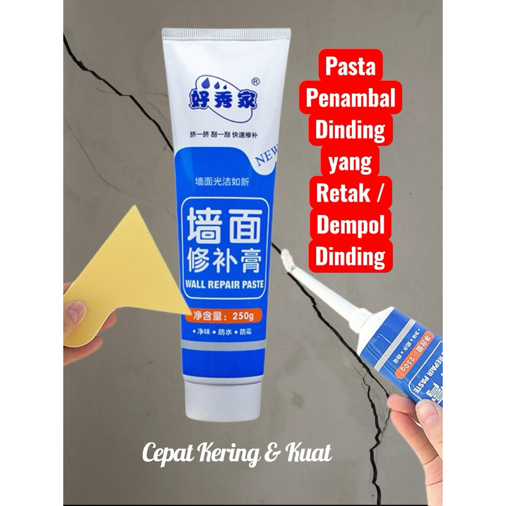 Cracked Wall Repair Putty / Quick-drying & Strong Wall Putty 250g